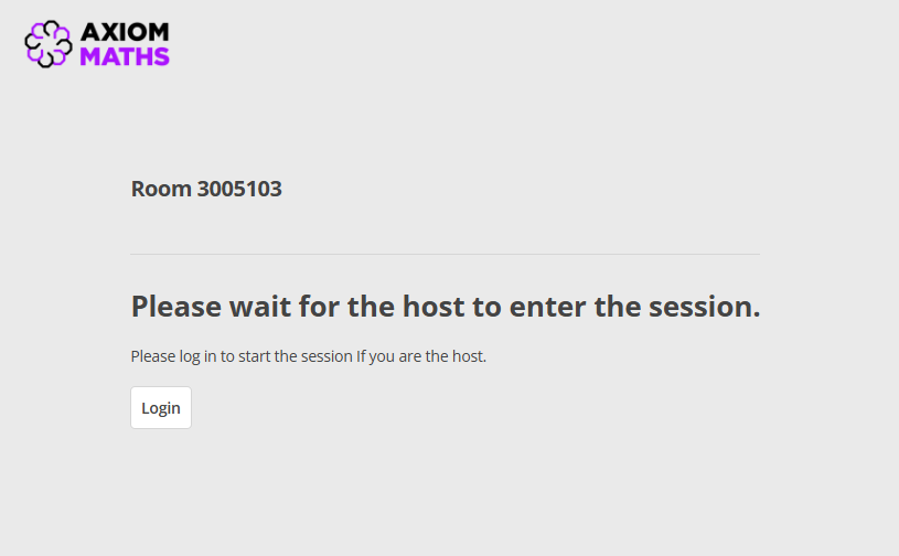 Waiting for host to start the session